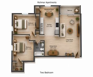 2 Bedroom