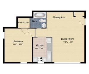 1 Bedroom Executive