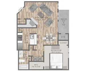 A4 1X1 819 sqft