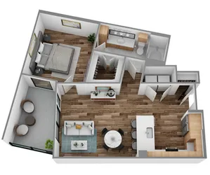 3D F Floorplan