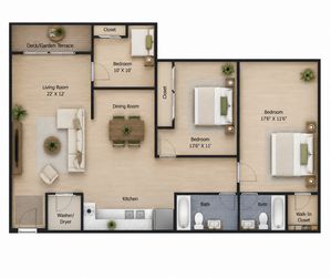 3 Bedrom 2 Bath