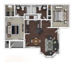 Two Bedroom: B3 - Upgraded