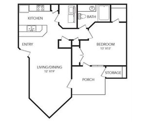 One Bedroom One Bathroom Apartment Home