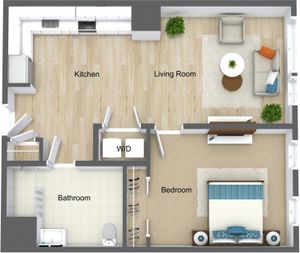 1 Bedroom 1 Bathroom A4