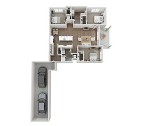 Floor Plan 3A | Seasons at North Aurora | Apartments in North Aurora, IL
