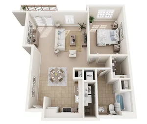 One Bedroom, One Bathroom | Liberty Square | Apartments in Sun Prairie, WI