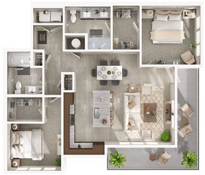 Spruce | 2x2 | 1220 sf
