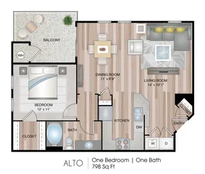 One Bedroom Apartment