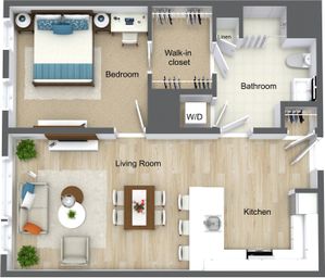 1 Bedroom 1 Bathroom A5