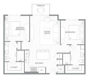 1Riva Row New Apartments | Luxury Apartments in Texas | 1Riva Row 2 bedroom apartments