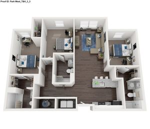3 Bed Floor Plan