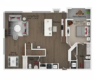 A4L | One Bedroom | Floor 1