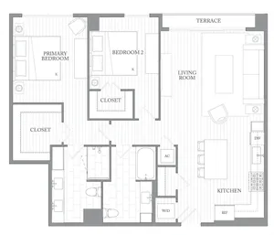 1Riva Row New Apartments | Luxury Apartments in Texas | 1Riva Row 2 bedroom apartments