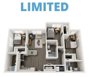 C1.1 | 3 bed 3 bath | from 1121 square feet