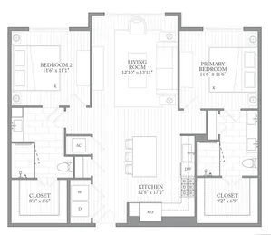 1Riva Row New Apartments | Luxury Apartments in Texas | 1Riva Row 2 bedroom apartment