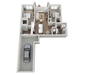 Floor Plan 2B | Seasons at North Aurora | Apartments in North Aurora, IL