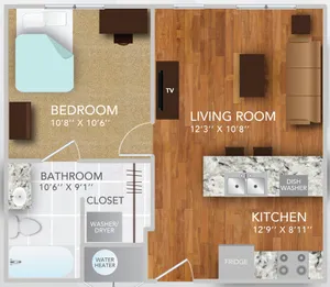 Atmosphere - 1 BEDROOM, 1 BATH