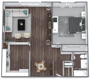 1 Bed 1 Bath