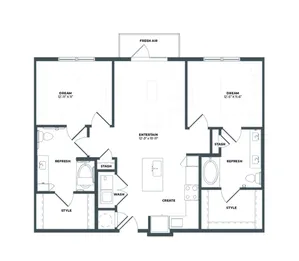 B1HA Floor Plan