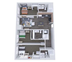 3x3 Floor Plan