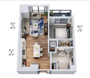 B5 | 1x1 | 661 sq ft