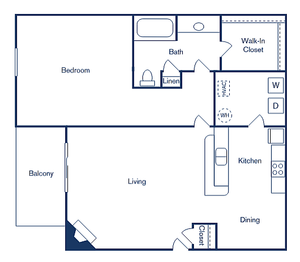 1x1 -  776 SQ FT
