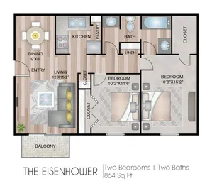 2 Bedroom Apartment