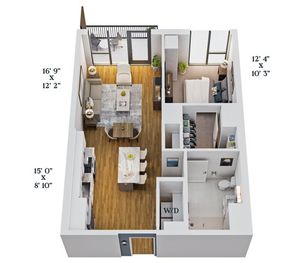 B5-HC | 1x1 | 770 sf