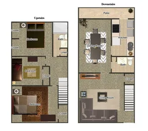 Coves at Yale - Two-Story Floorplan