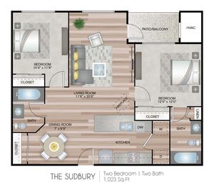 2 Bedroom Apartment