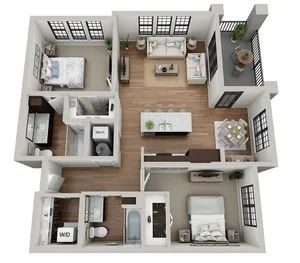 Floor Plan 2D | Arrabelle Apartments | Apartments in Cedarburg, WI