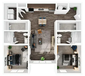 2BR/2BA