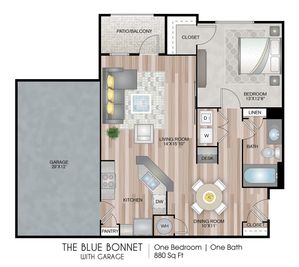 The Blue Bonnet with Garage - Premium Upgrade