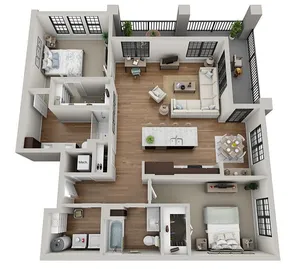 Floor Plan 2F | Arrabelle Apartments | Apartments in Cedarburg, WI