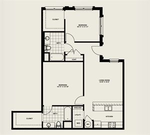 Colony Village B14 Floor Plan