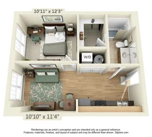 1 BEDROOM