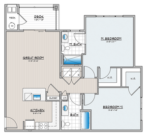 Cambria Phase 2, 2 Bedroom 2 Bath