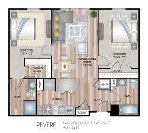 960 Square Feet