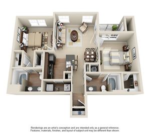 Sycamore Terrace B1 Floor Plan