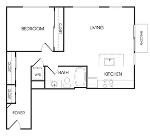 Sky P 2D floor plan