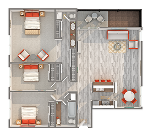 Jasmine | 3-Bedroom Floorplan