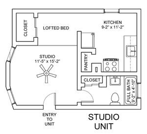 0x1A Studio Floorplan