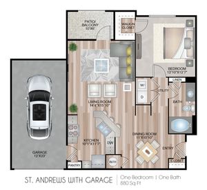 St. Andrews With Garage
