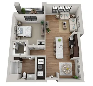 Floor Plan 1C | Arrabelle Apartments | Apartments in Cedarburg, WI