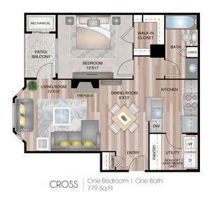 779 Square Feet