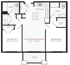Floor Plan 7 | Studio Apartment Nashua NH | Corsa