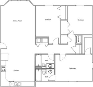 Spring Valley Apartments - 3 BR