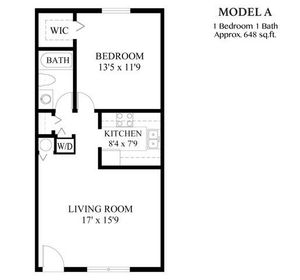 1 Bedroom, 1 Bath