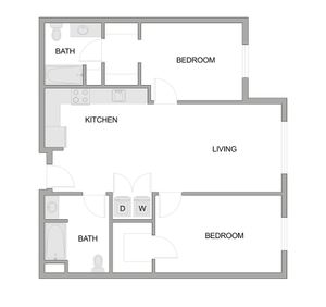2X2 The Erickson Two Bedroom