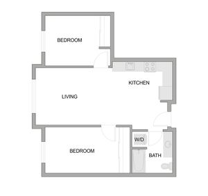 2X1 The Raleigh Two Bedroom